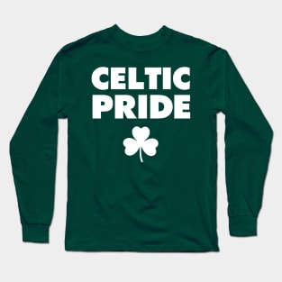 Celtic Pride Shamrock Long Sleeve T-Shirt